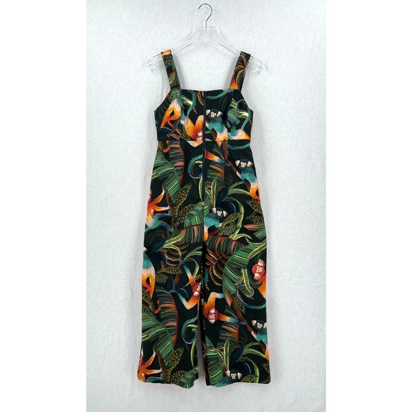 FARM Rio | Pants & Jumpsuits | Farm Rio Monkeys Cropped Jumpsuit Womens ...